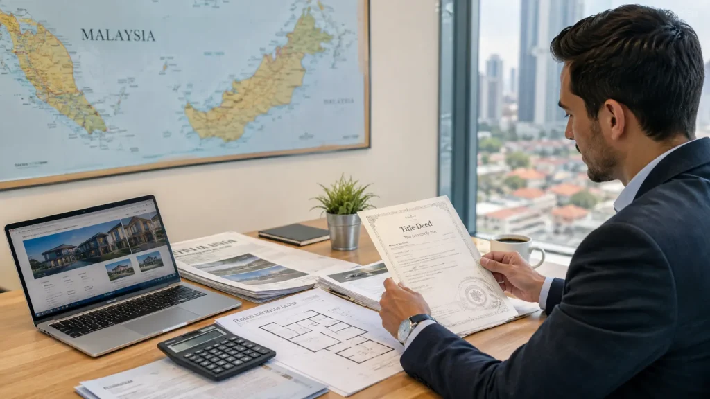 Foreign investor checking Malaysia property ownership eligibility