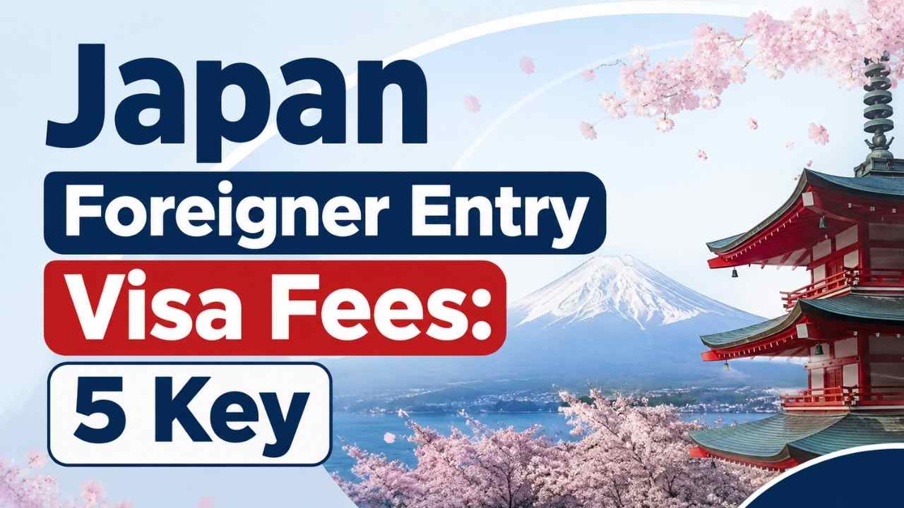 Japan Foreigner Entry Visa Fees