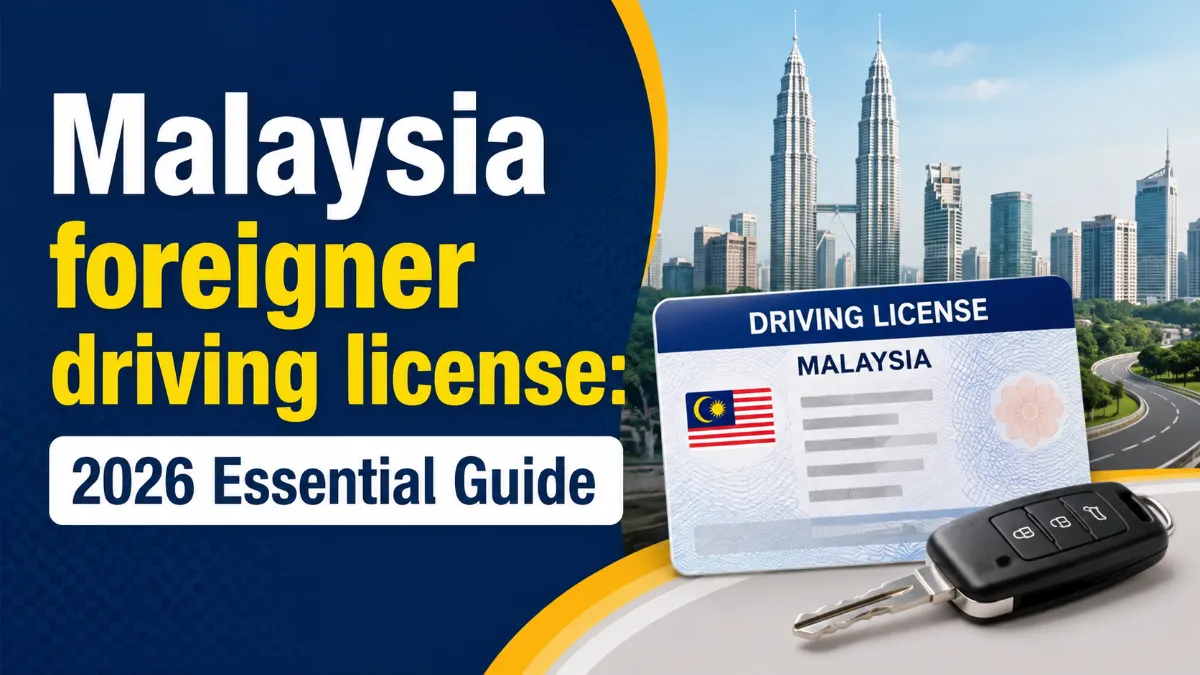 Malaysia foreigner driving license