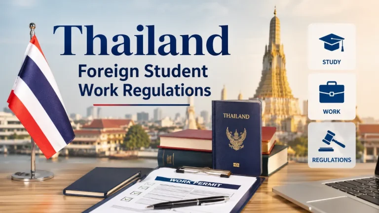 Thailand Foreign Student Work Regulations
