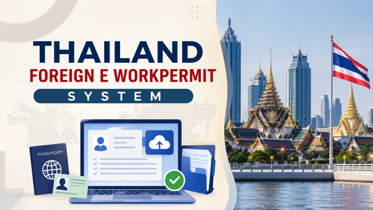 Thailand foreign e workpermit system