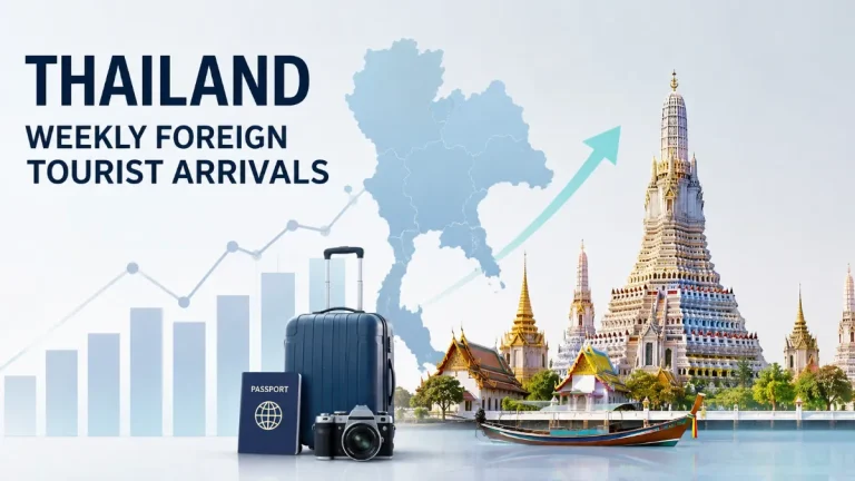 thailand weekly foreign tourist arrivals